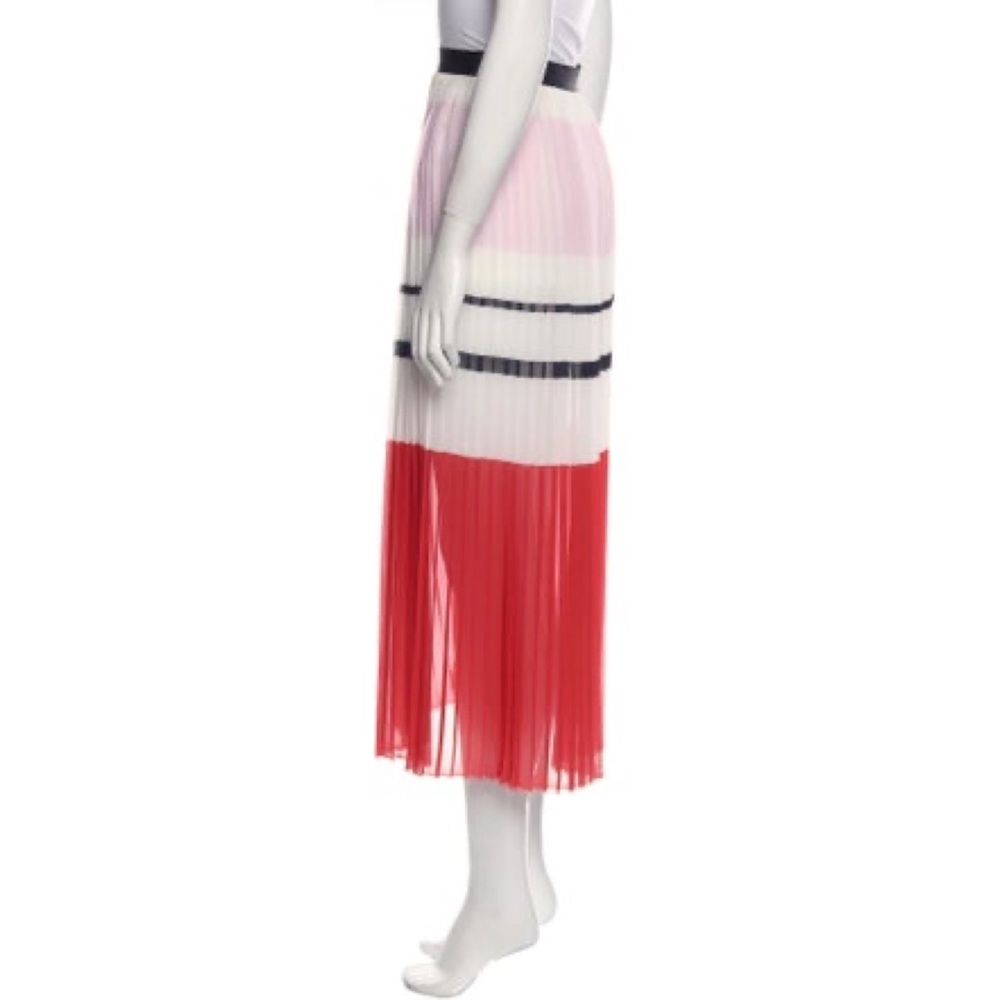 N / Nicholas Color Block Pleated Skirt Size 0 - image 3